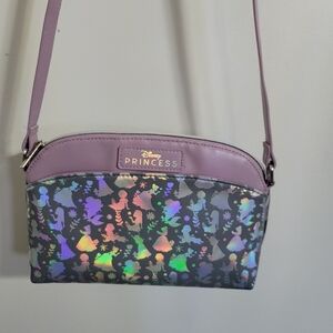 Disney Bioworld Princess Iredescent Holographic Crossbody Bag - Never Used